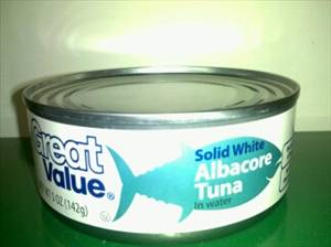 albacore sodium tuna solid low water value