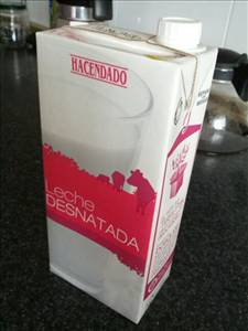 Leche desnatada mercadona valor nutricional