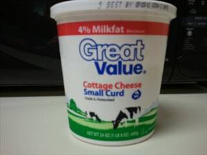 Great Value Small Curd Cottage Cheese Photo