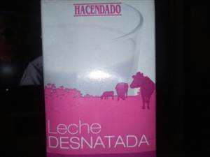 Leche desnatada mercadona valor nutricional