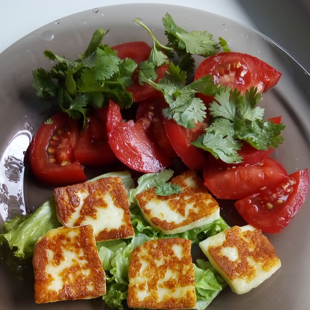Калорийность салата из помидор с маслом растительным