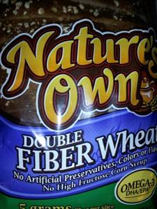 Nature's Own Double Fiber Wheat Bread (28g) - Photo
