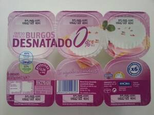 Queso fresco burgos desnatado mercadona